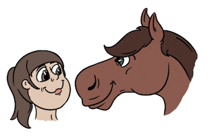 Horse Love Sticker by Ponyfarben