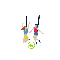 Bungee Workout Sticker by AWBungee