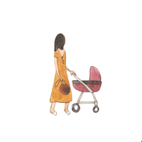 mom motherhood Sticker by neogardencatering