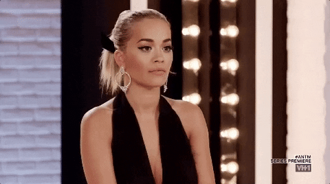Rita Ora Eyeroll GIF by America's Next Top Model
