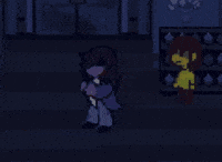 timmie_sabbah undertale kris deltarune fountain GIF