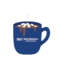 Hot Chocolate Christmas Sticker by Best Western