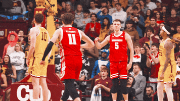 College Hoops Sport GIF by Wisconsin Badgers