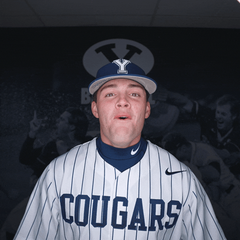 Sport Baseball GIF by BYU Cougars