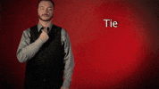 sign language tie GIF by Sign with Robert