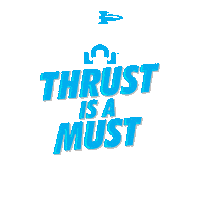 Rocket Fuel Thrust Sticker by Mike Croc