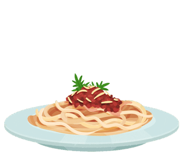 Pasta Spaghetti Sticker by Paradise