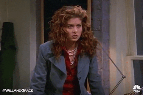 Oh No Reaction GIF by Will & Grace