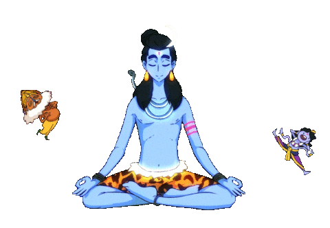 India Yoga Sticker by Destripando la Historia