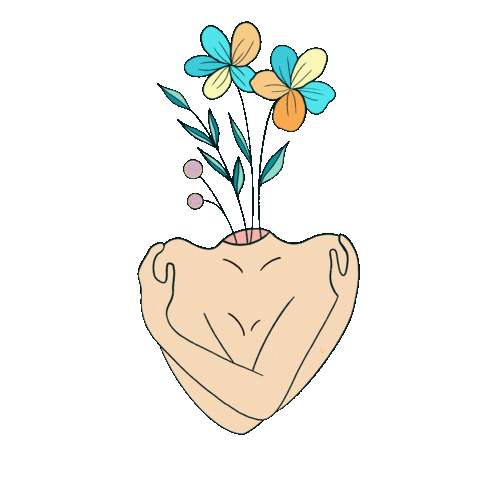 luciernagaink giphyupload love flowers tattoo Sticker