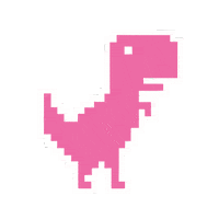 Pixel Pink Sticker