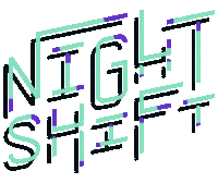Night Shift Party Sticker