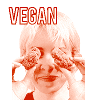 Girl Face Sticker by Essential Vegan