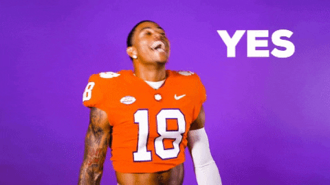 All In Yes GIF by Clemson Tigers