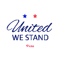 United Usa Sticker by pictarine