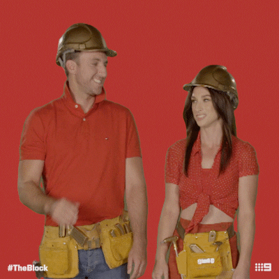 High Five Channel 9 GIF by The Block