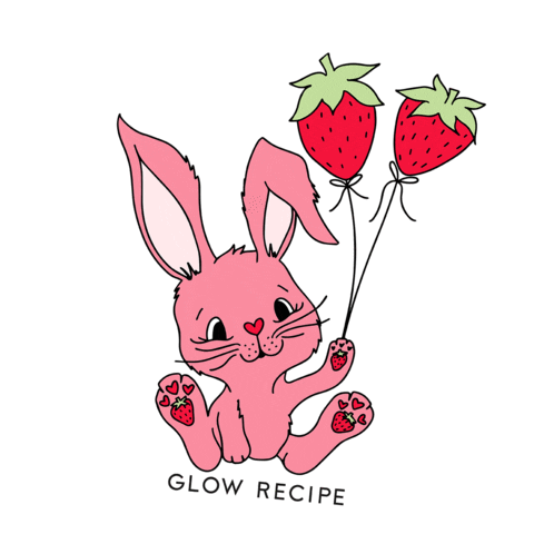 Skincare Bunny Sticker by Glow Recipe