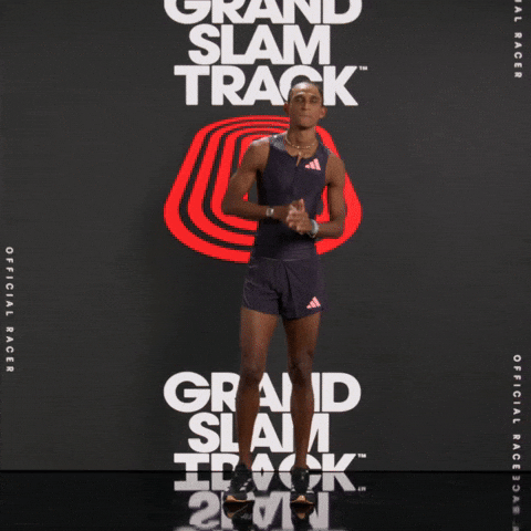 Track And Field Flex GIF by Grand Slam Track