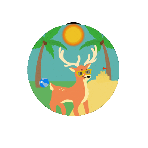 Summer Beach Sticker by LioxFoundation