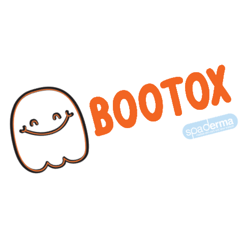 Halloween Ghost Sticker by SpaDerma