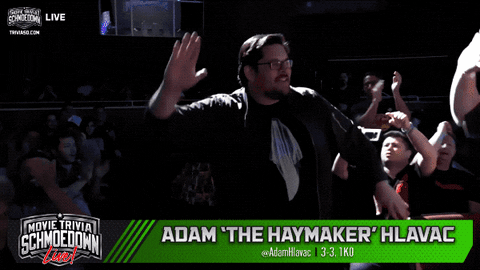 Movie Trivia Reaction GIF by Movie Trivia Schmoedown