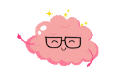 Illustration Brain Sticker