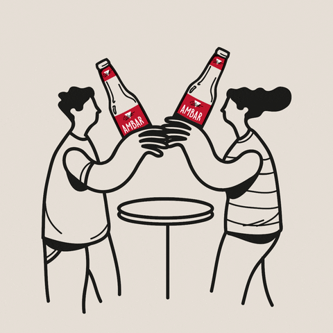 Drink Cheers GIF by Cervezas Ambar