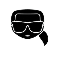 karl karlneon Sticker