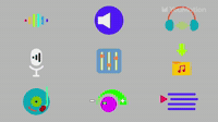 Music and Audio Icons Pack