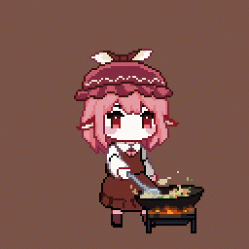 Mystia Lorelei Cooking GIF