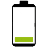 Tecnofun celular bateria carga celulares Sticker