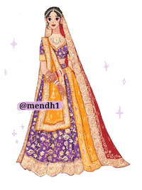 Bollywood Indian Fashion Sticker