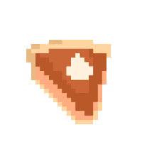 Pumpkin Pie Food Sticker