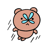 Bear Fly Sticker by sso_want