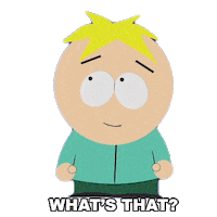 Butters Stotch What Sticker by South Park