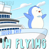 Happy I Believe I Can Fly GIF by Pudgy Penguins