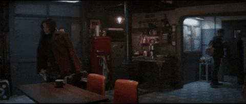 Clint gets into Kate's apartment.
