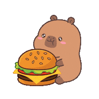 Hungry Fast Food Sticker