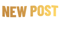 New Post Gold Sticker by drinkwildwonder