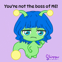 Yes I Can No GIF by ShimmertheGlowworm