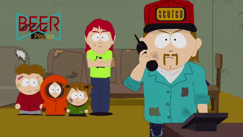 kenny mccormick phone GIF by South Park 