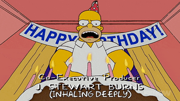 Episode 16 Birthday GIF by The Simpsons