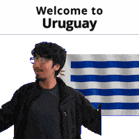 Uruguay Uy Sticker