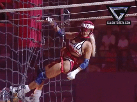 lightning tightrope GIF by Gladiators