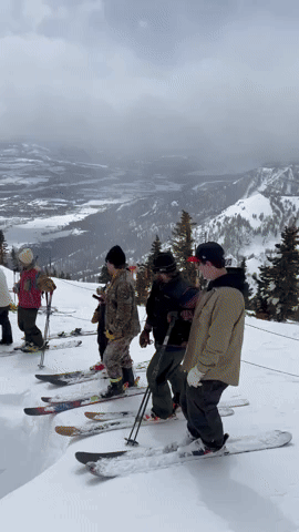Ski Bros Play Golf on Mountaintop