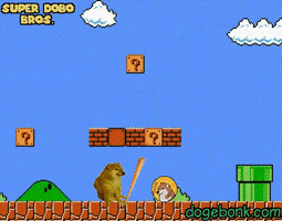 Super Mario Fun GIF by DogeBONK