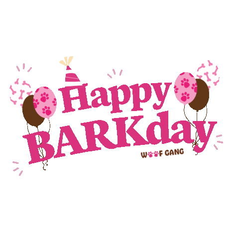 Birthday Bark Sticker by Woof Gang Bakery & Grooming