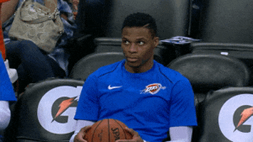 russell westbrook waiting GIF by NBA