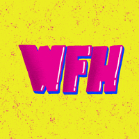 Work From Home Pink GIF by mrjonjon