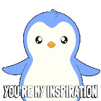 Penguin Inspire Sticker by Pudgy Penguins
